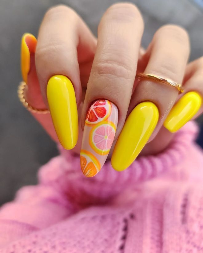 20 Bright Yellow Nail Ideas Perfect for Summer Vibes