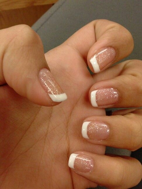 Clear Base with Glitter Tips