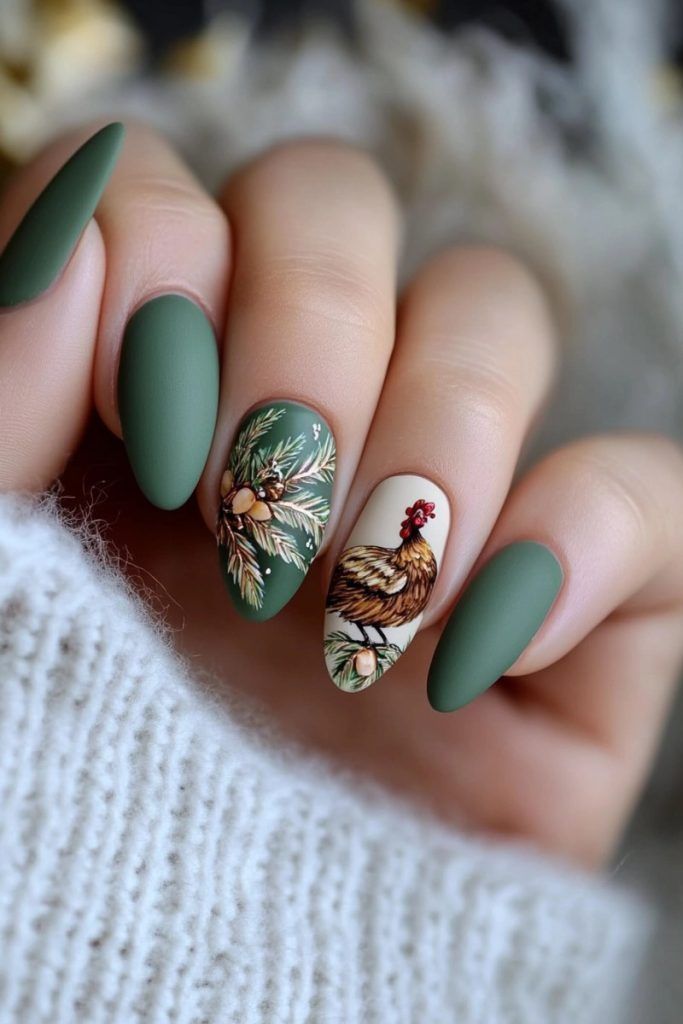 Mini Turkey Accent Nail