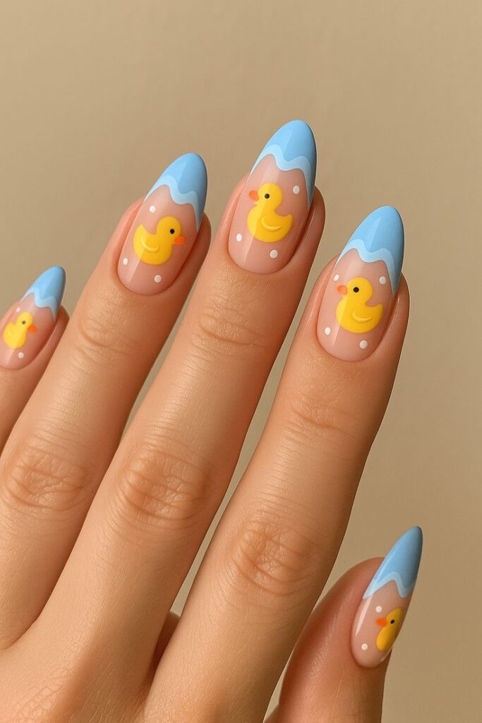 Rubber Ducky Nails