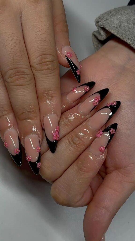 Black French Tips