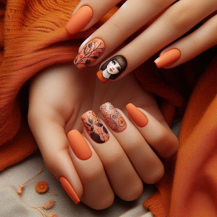 Tangerine Dream Nails