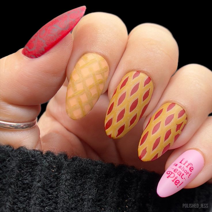 Pie Slice Nails