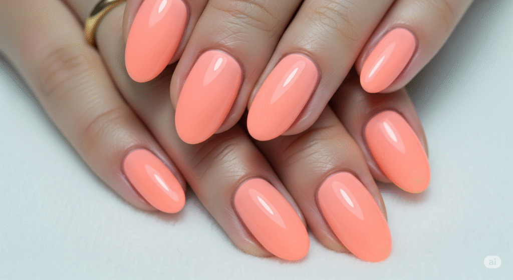 Day-Glo Nude Nails