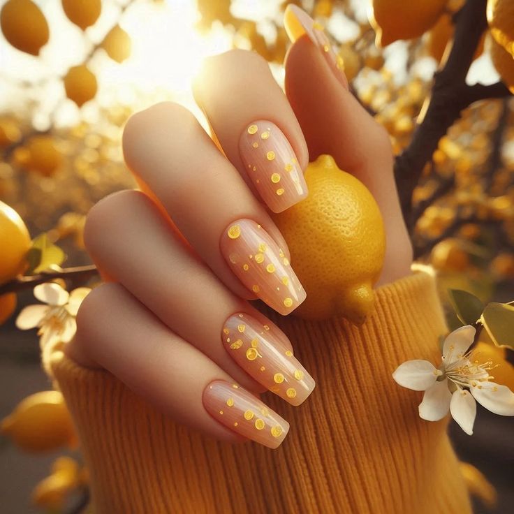 Lemon Zest Nails