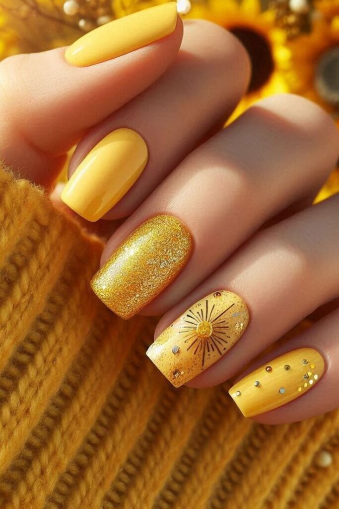 Marigold Magic Nails