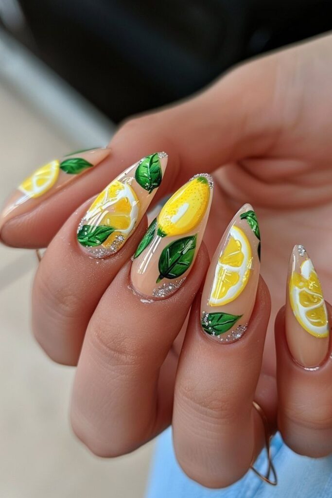 Lemonade Nails
