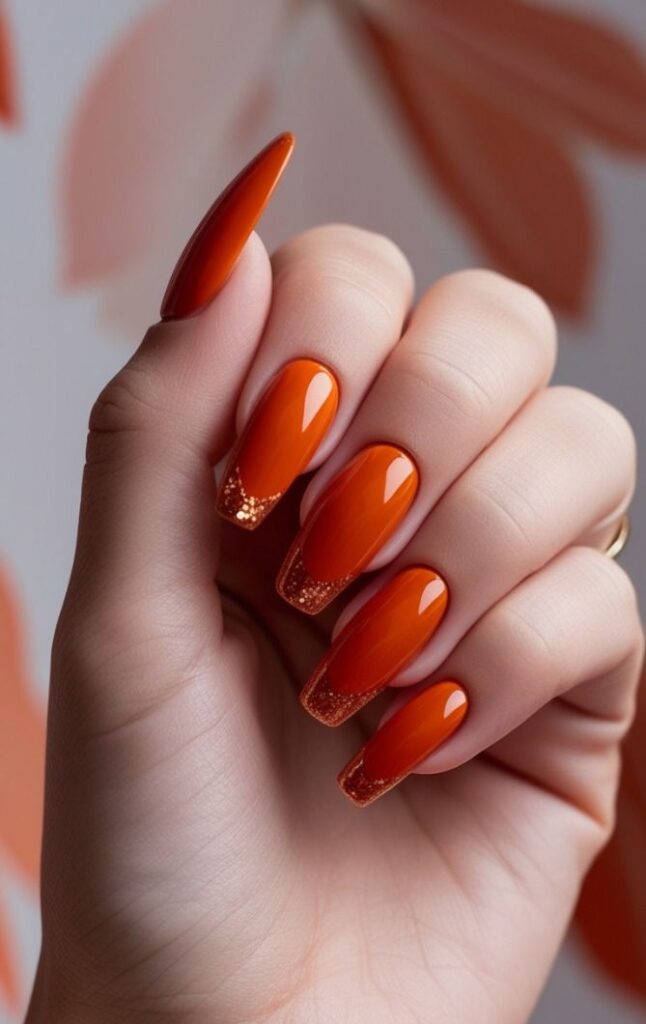 Burnt Orange Tips