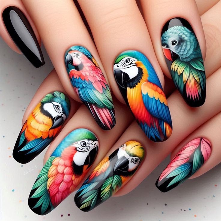 Parrot Nails
