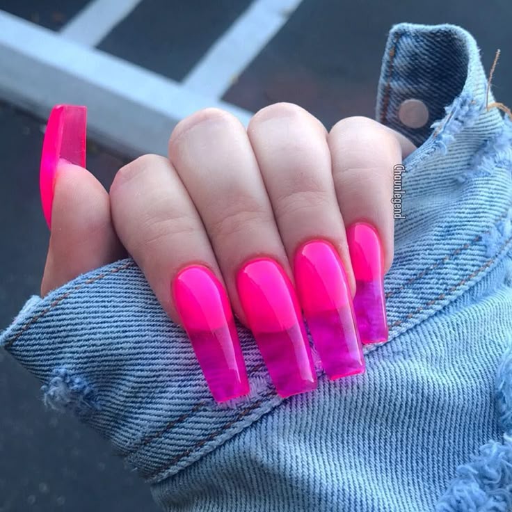 Jelly Nails in Bright Colors
