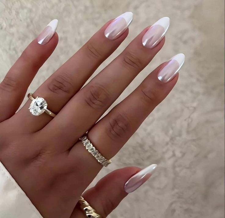Chrome French Tips
