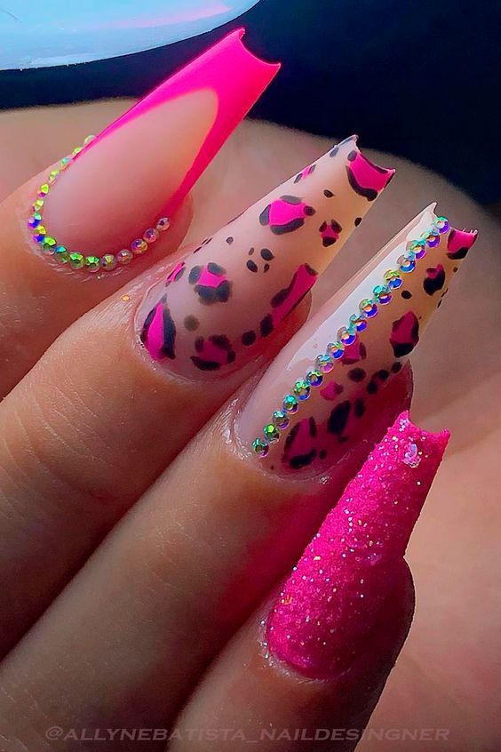 Pink and Rhinestones