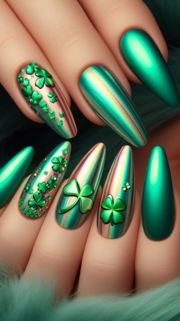 Shamrock Nail Art