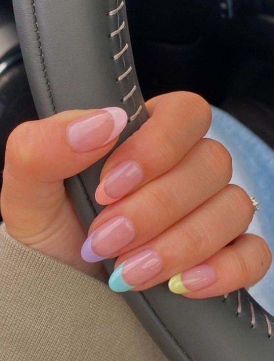 Pastel French Tips