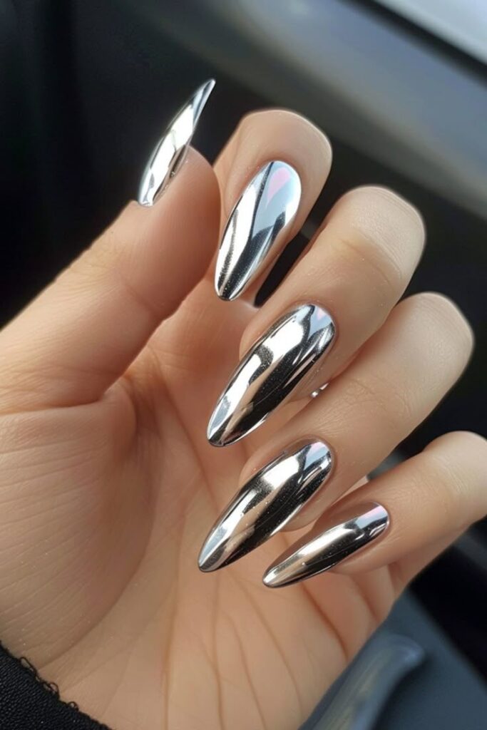Chrome Finish Nails