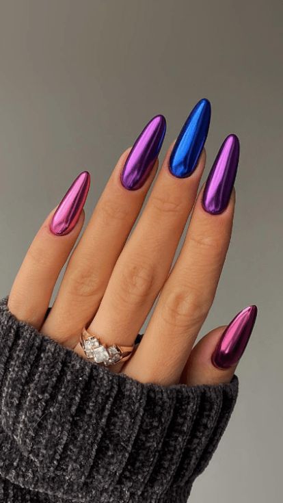 Chrome Glazed Nails