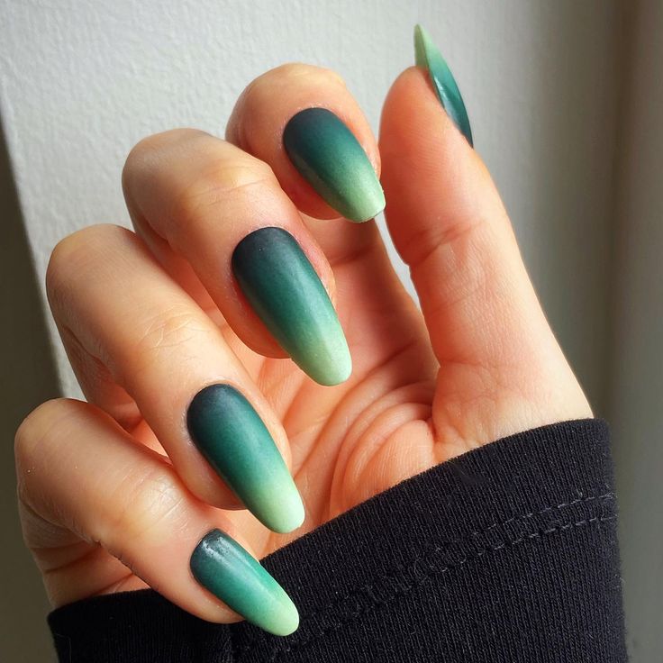 Olive Green Nails