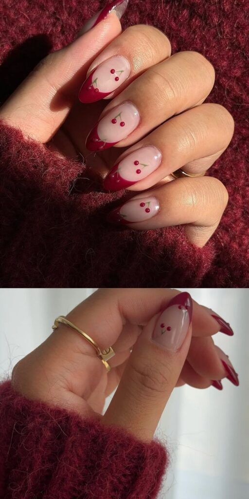 Red Tips with Cherry Art