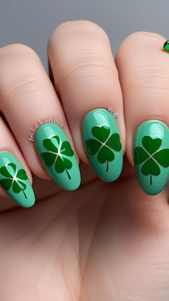 Lucky Charm Nails
