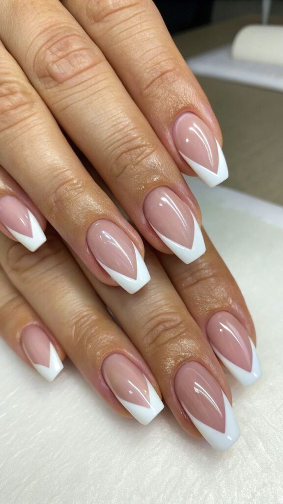French Tip with a Twist