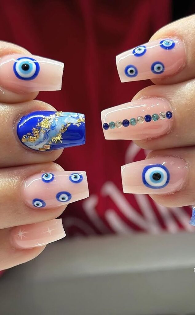 Evil Eye Nails