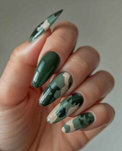 Army Green with Black Studs