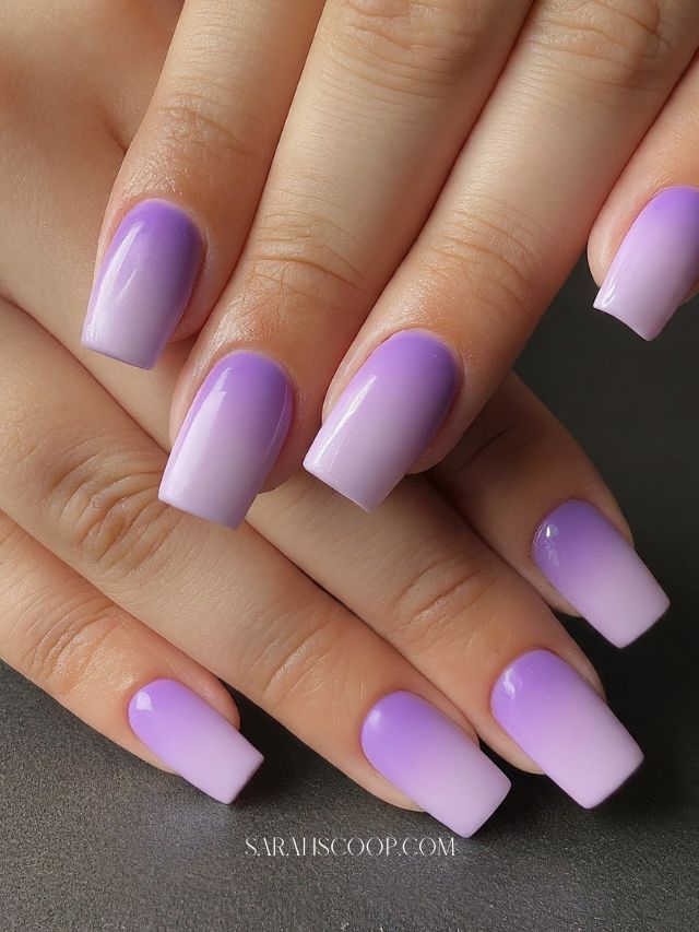 Shimmering Lilac Ombré