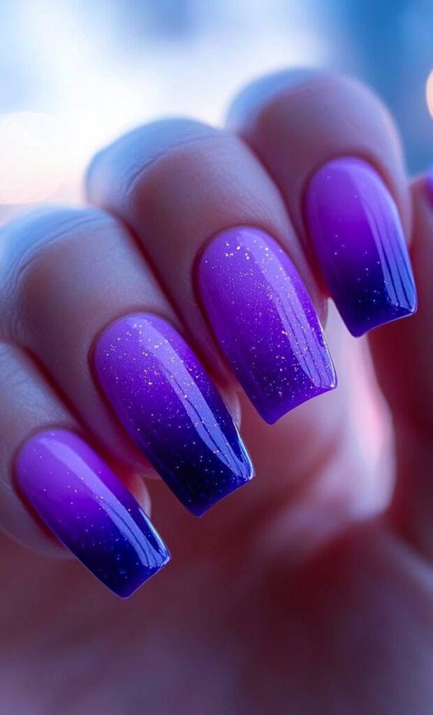 Glitter Gradient Amethyst