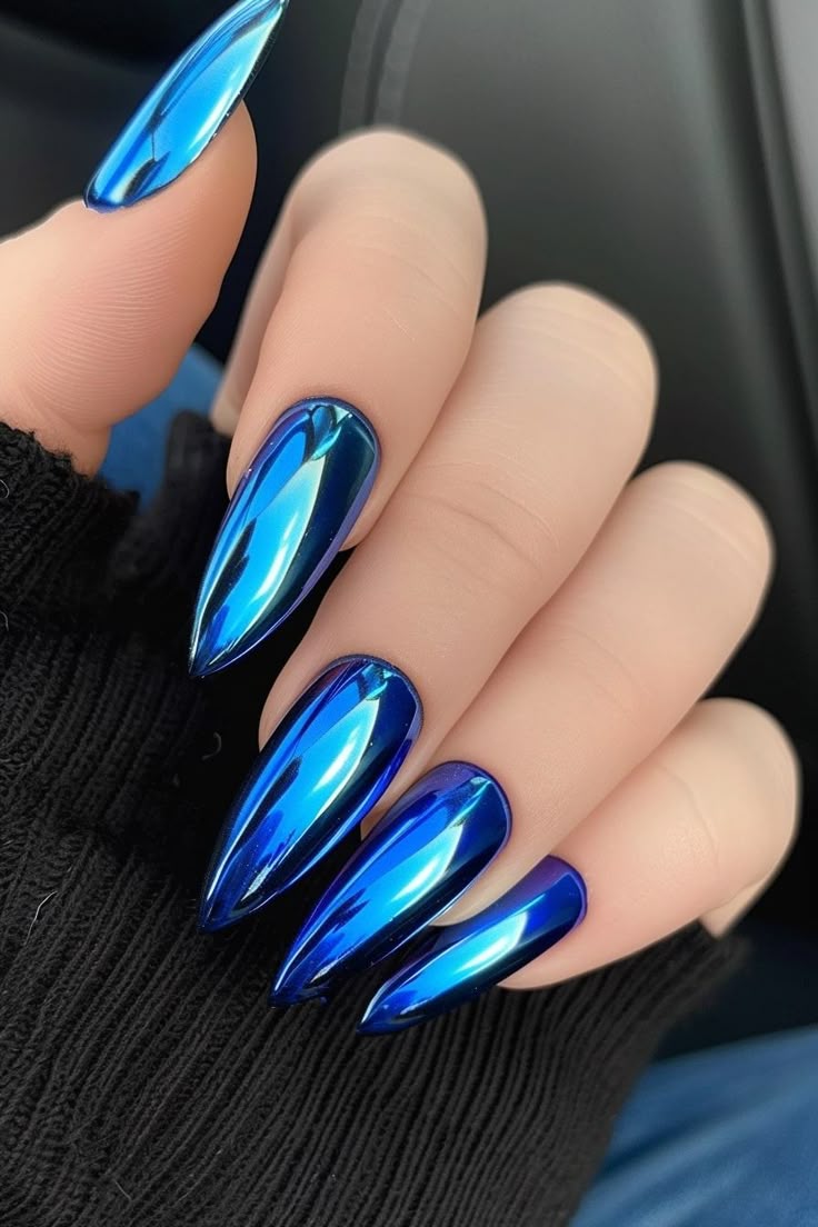 Blue Nail Designs
