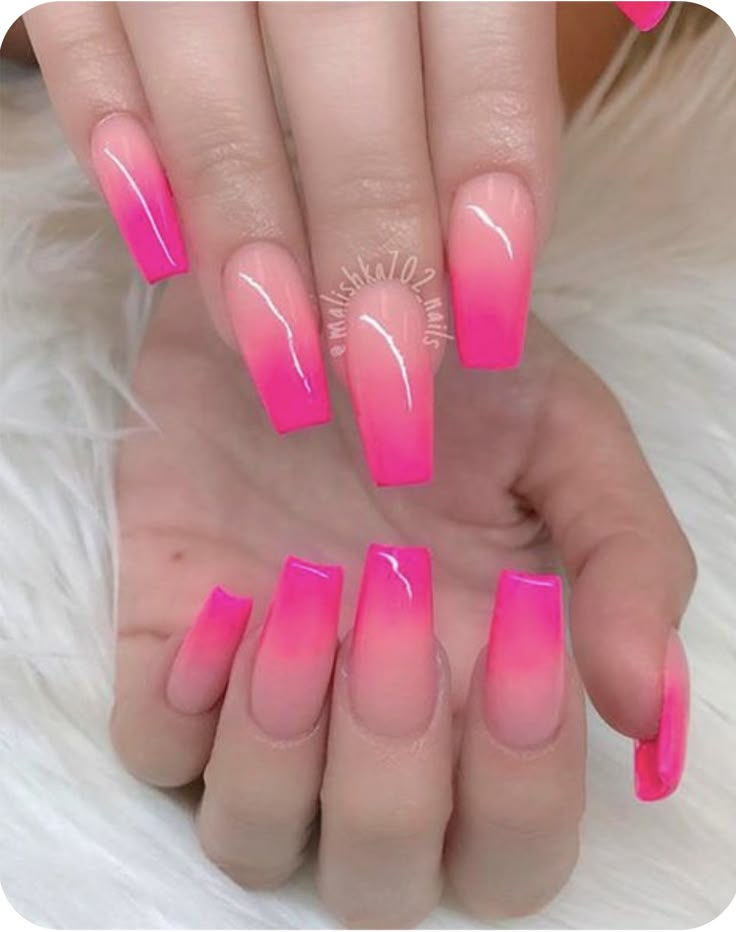 Hot Pink Ombre