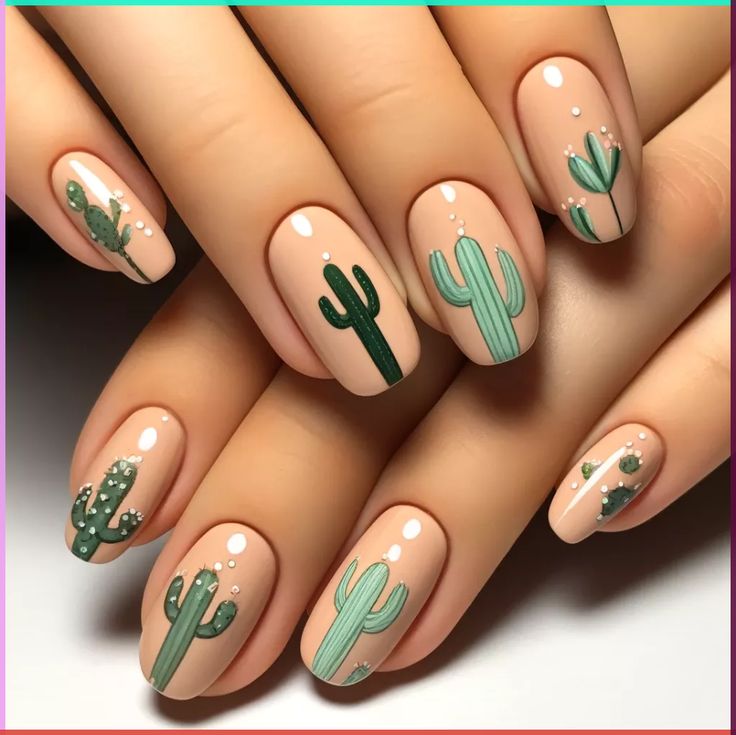 Cactus and Sand Art