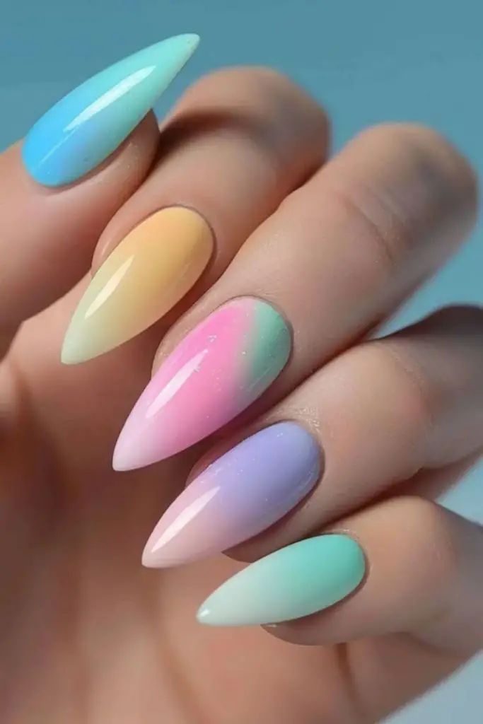 Almond-Shaped Nails