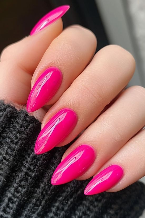 Barbiecore Pink Nails