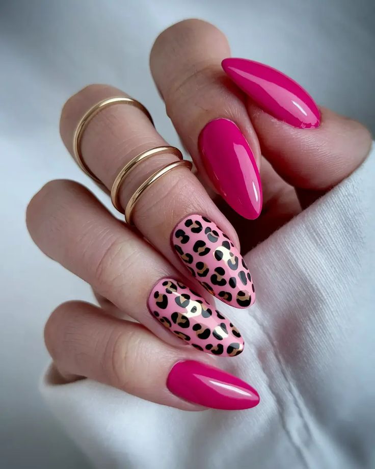 Hot Pink and Animal Print