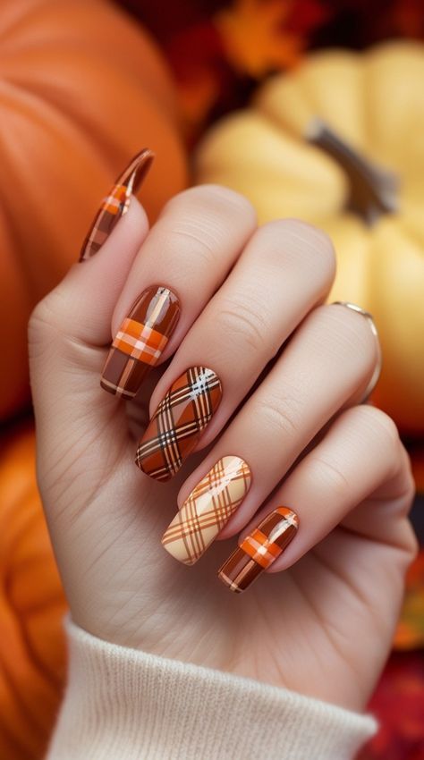 Plaid Nail Designs