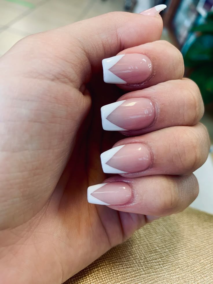 V-Shaped French Tips